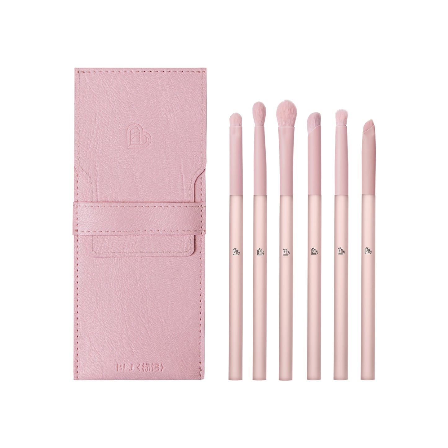 Semi Sweet Peach Eye Brush Set 6 pcs