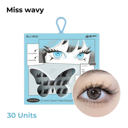 Comic Eyes Glue-free False Eyelashes Butterfly Series (4 Styles)