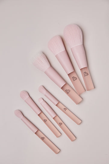 Semi-Sugar Peaches Mini Brushes Set 7PCs