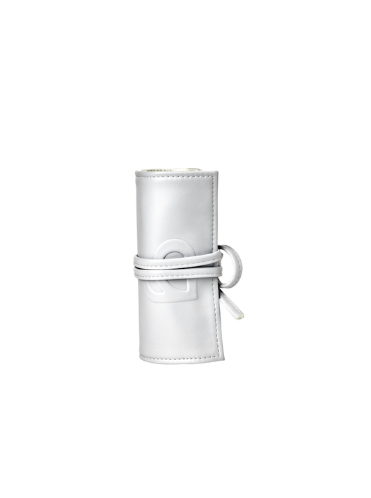 Mini Brush Storage Bag Cool Silver