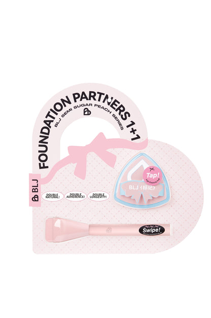Semi Sweet Peach Foundation 1+1 DUO
