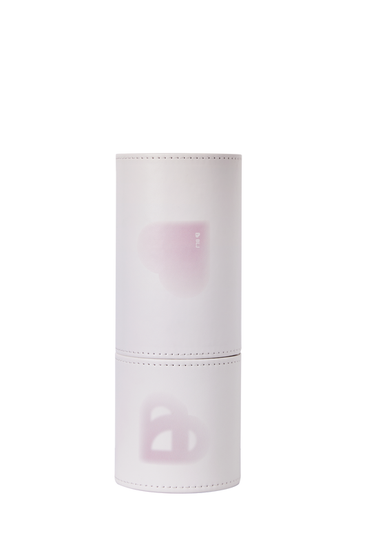 Semi-Sugar Peach Brush Holder