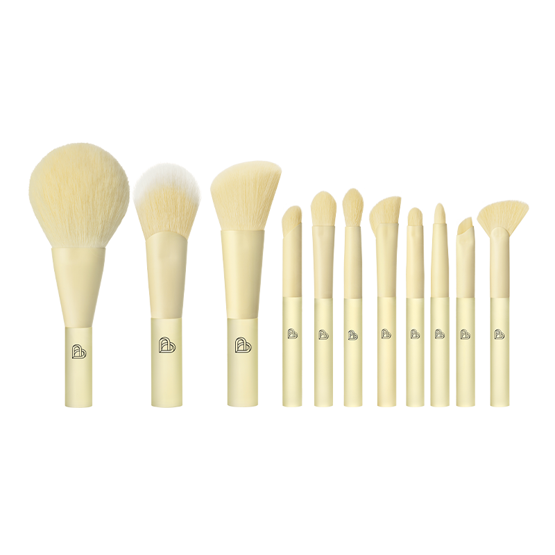 California Sunlight Series Portable Makeup Brushes Set Mini 11 Pcs