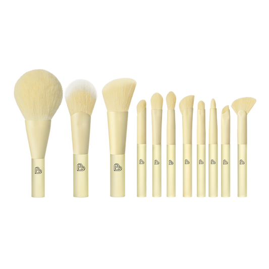 California Sunlight Series Portable Makeup Brushes Set Mini 11 Pcs