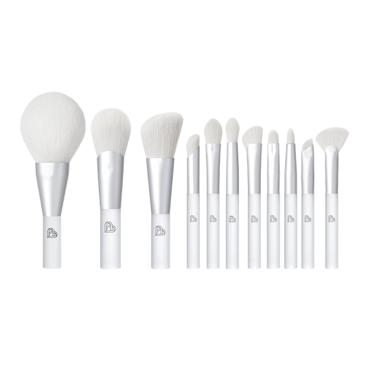 Snow Spirit Series Portable Makeup Brushes Set Mini 11 Pcs
