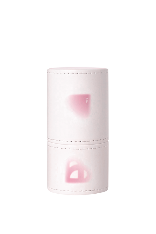 Semi Sweet Peach Brush Holder Mini
