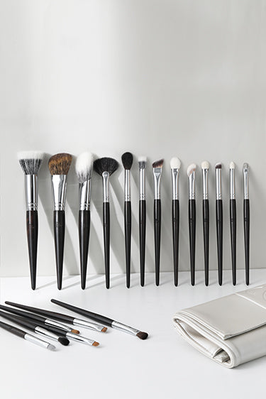 Black Sandalwood Series Makeup Brushes Set 10 Pcs