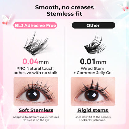 Comic Eyes Glue-free False Eyelashes Butterfly Series (4 Styles)