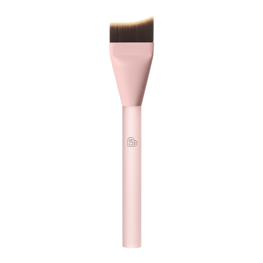Crescent-Shaped Foundation Brush